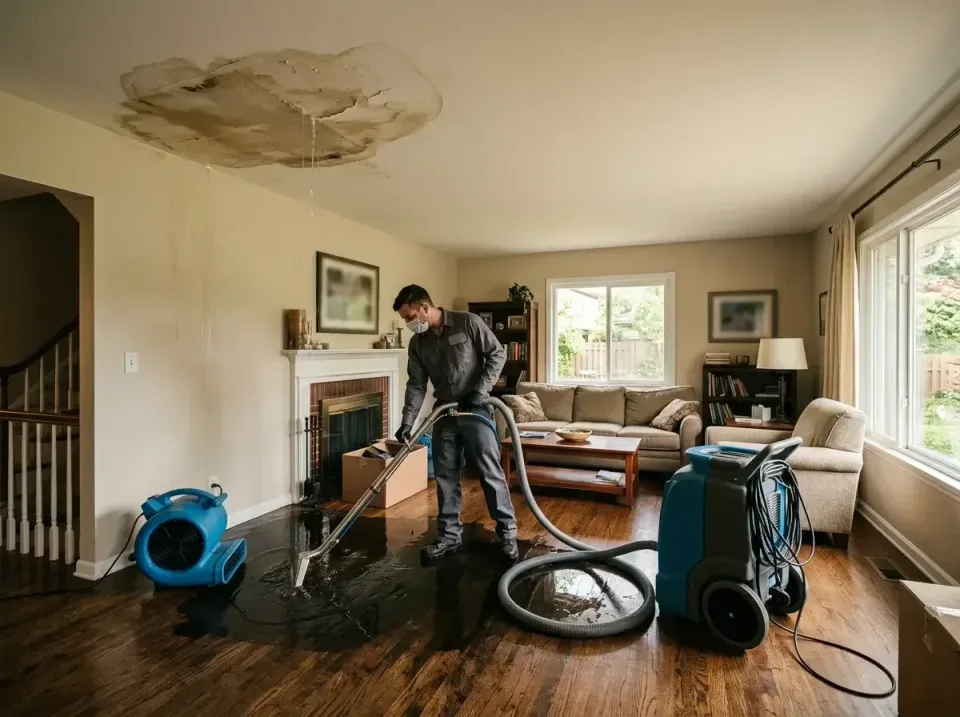 attic-pipe-burst-ceiling-drip-008 — frequently asked questions, Water Damage Restoration & Carpet Care in Bettendorf, IA